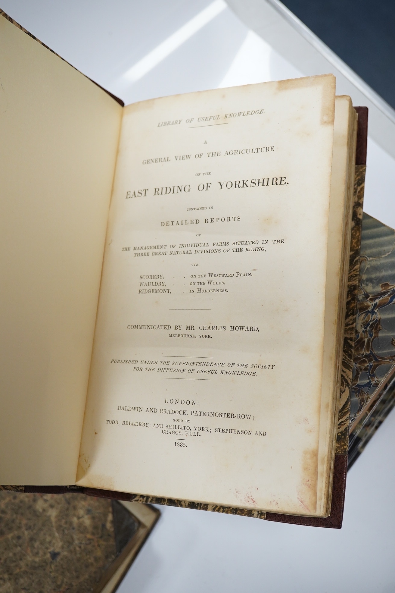 [Hutt, William] - State and Prospects of British Agriculture; being a compendium of the Evidence given before a Committee of the House of Commons ... to enquire into Agricultural Distress ... By a Member of Parliament. o